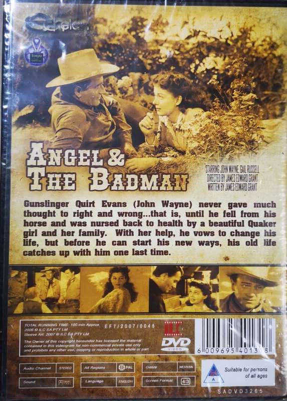 John Wayne - Angel and the Badman (DVD) [New]