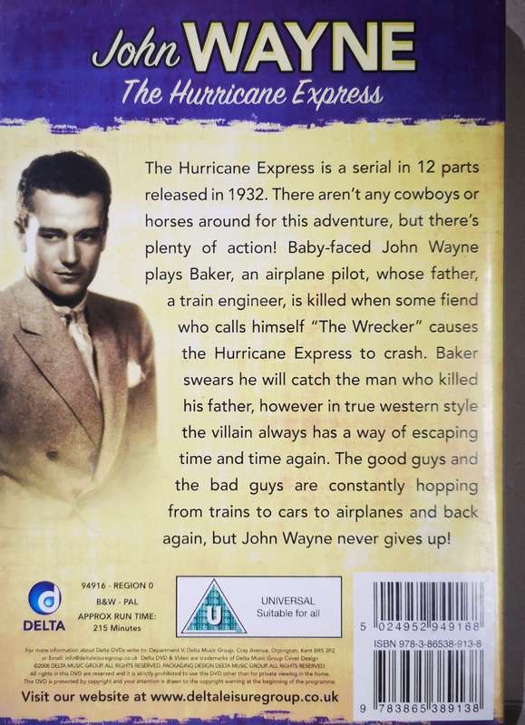 John Wayne - The Hurrican Express (DVD)