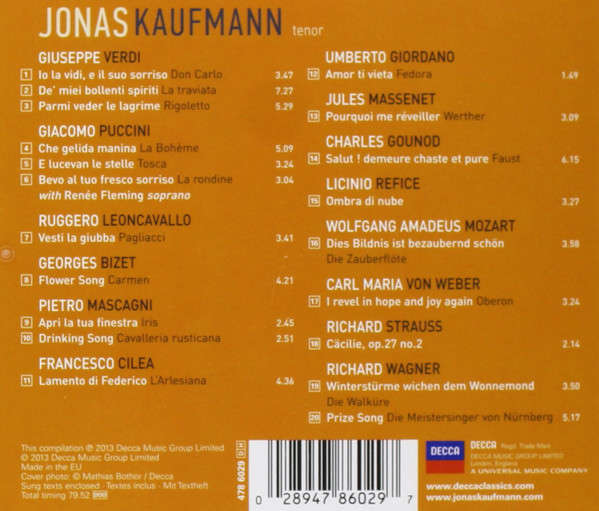 Jonas Kaufmann - The Best Of (CD) [New]