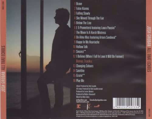 Josh Groban - All that Echoes (CD)