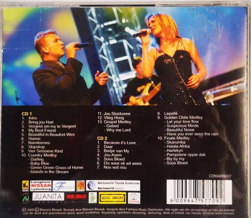 Juanita du Plessis & Theuns Jordaan - Bring jou Hart (2-CD)