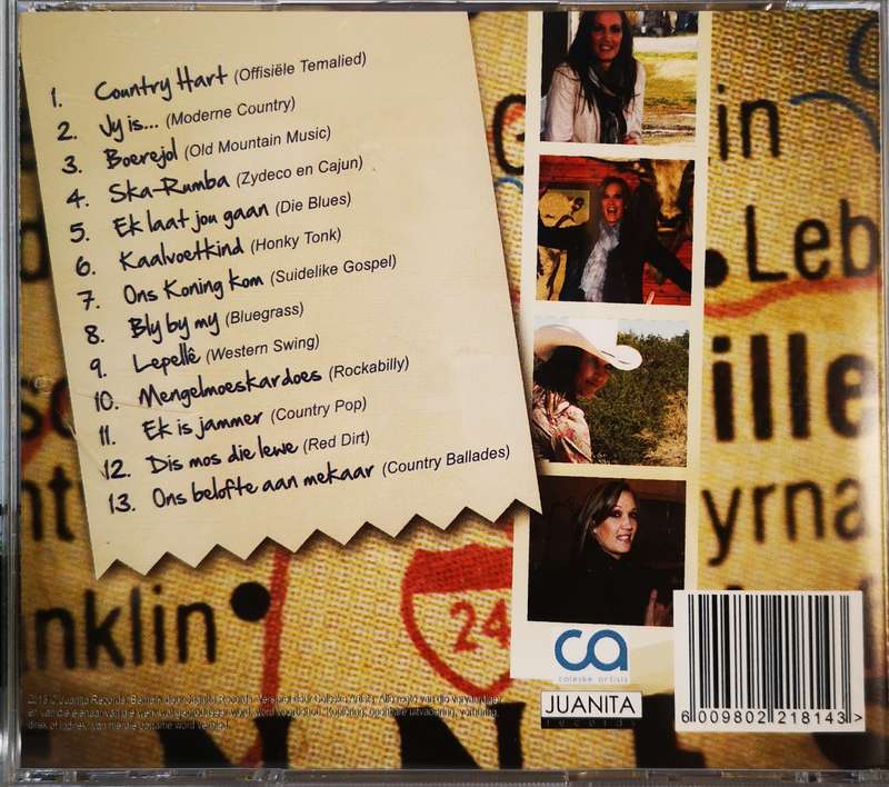 Juanita du Plessis - Country Hart (CD)