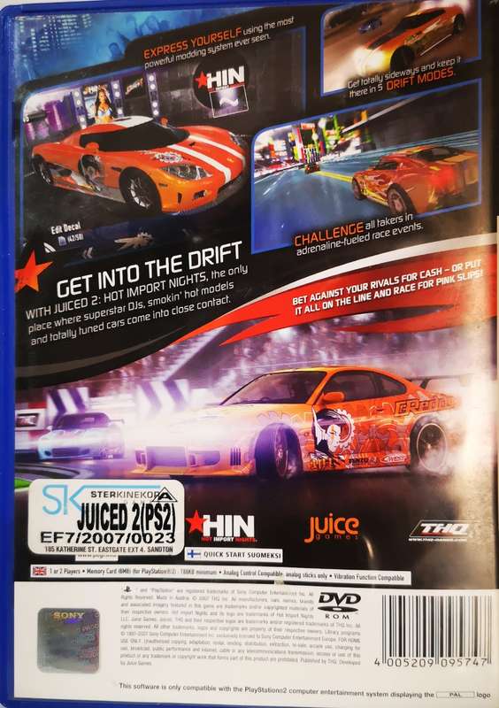 Juiced 2 - Hot Import Nights (PS2)