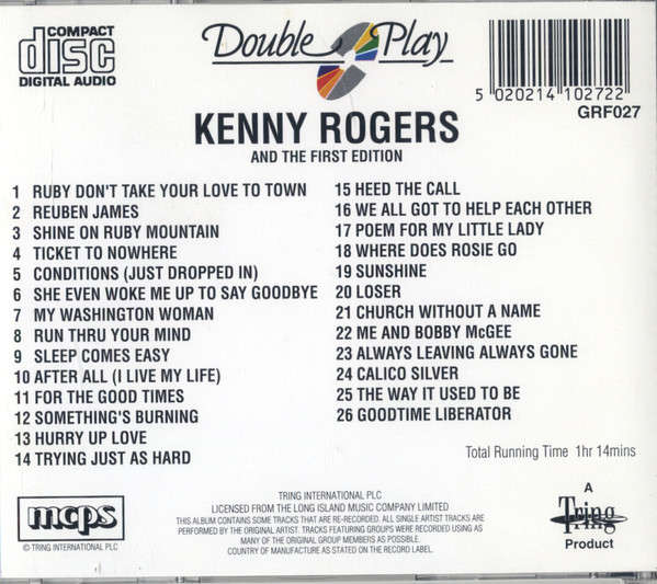 Kenny Rogers and The First Edition - Ruby Don't Take Your Love To Town (CD) [New]