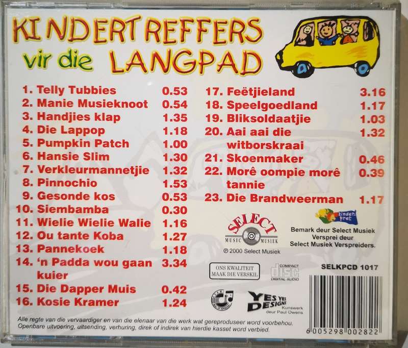 Kindertreffers vir die Langpad (CD)