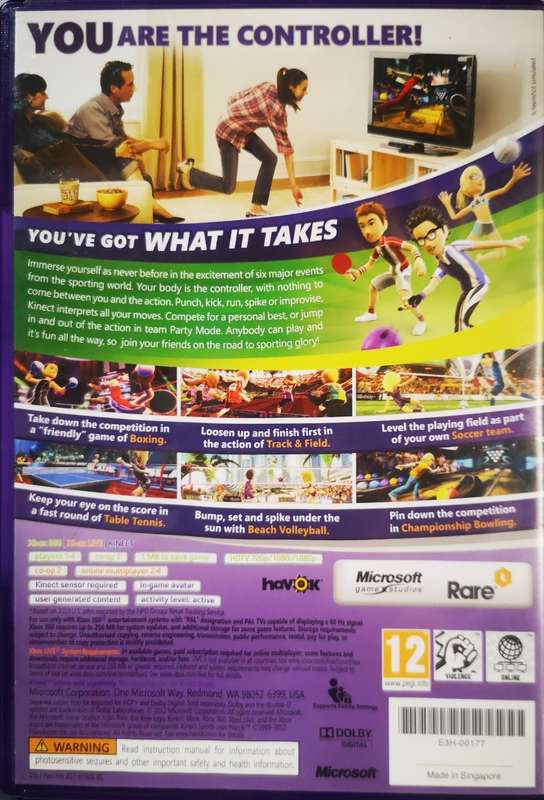 Kinect Sports (XBOX 360)