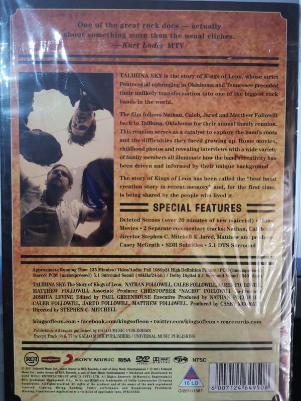 Talihina Sky - The Story Of Kings Of Leon (DVD) [New]