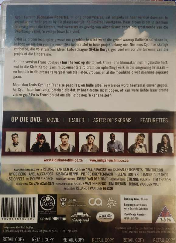 Klein Karoo (DVD) SH