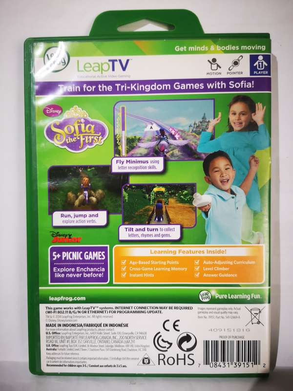 LeapFrog Learning Game - Sofia the First (LeapTV)