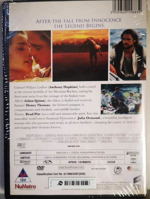 Legends of the Fall (DVD) [New]