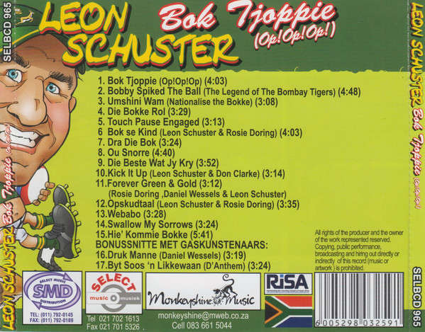 Leon Schuster - Bok Tjoppie (Op!Op!Op!) (CD) [New]