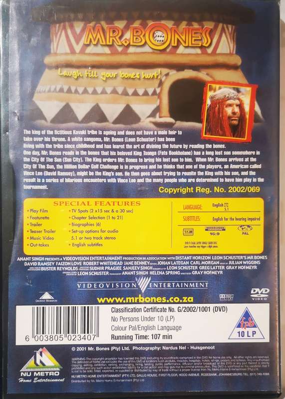 Leon Schuster - Mr. Bones - Collector's Edition (DVD) SH