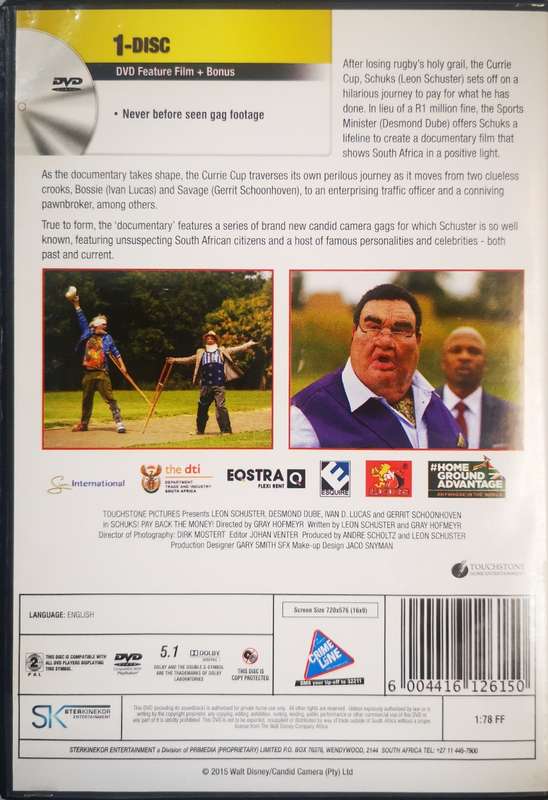 Leon Schuster - Shucks!... Pay back the Money! (DVD) [New]