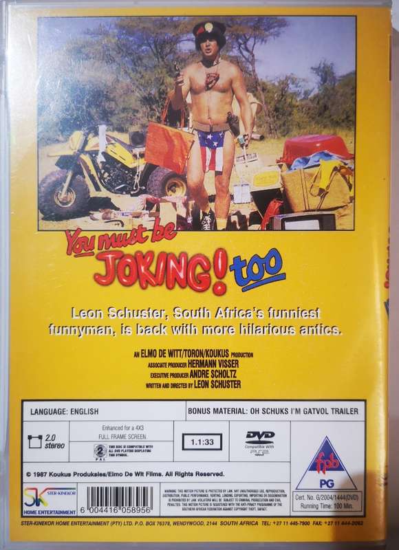 Leon Schuster - You Must Be Joking Too! (DVD)