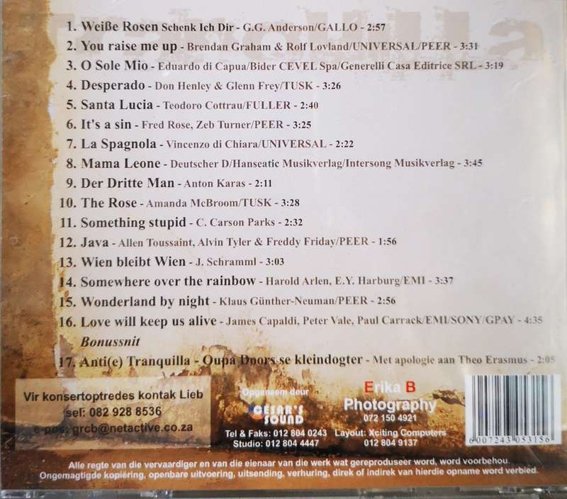 Lieb Bester - Tranquilla/Rustigheid (CD)