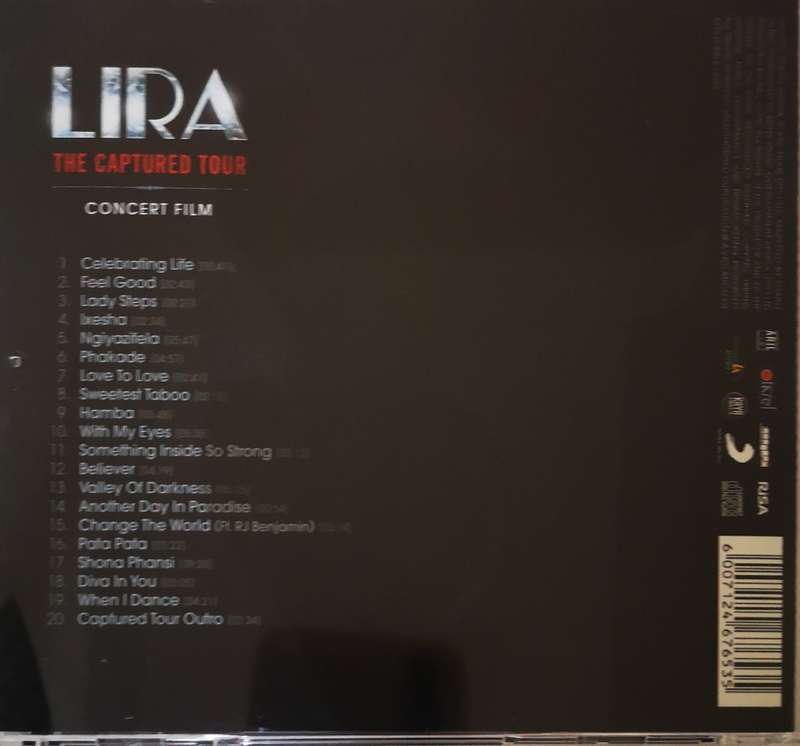 Lira - The Captured Tour - Concert Film (Signed CD)