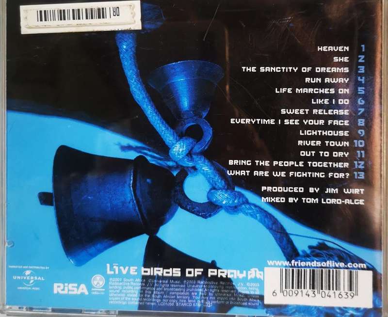 Live - Birds Of Pray (CD)