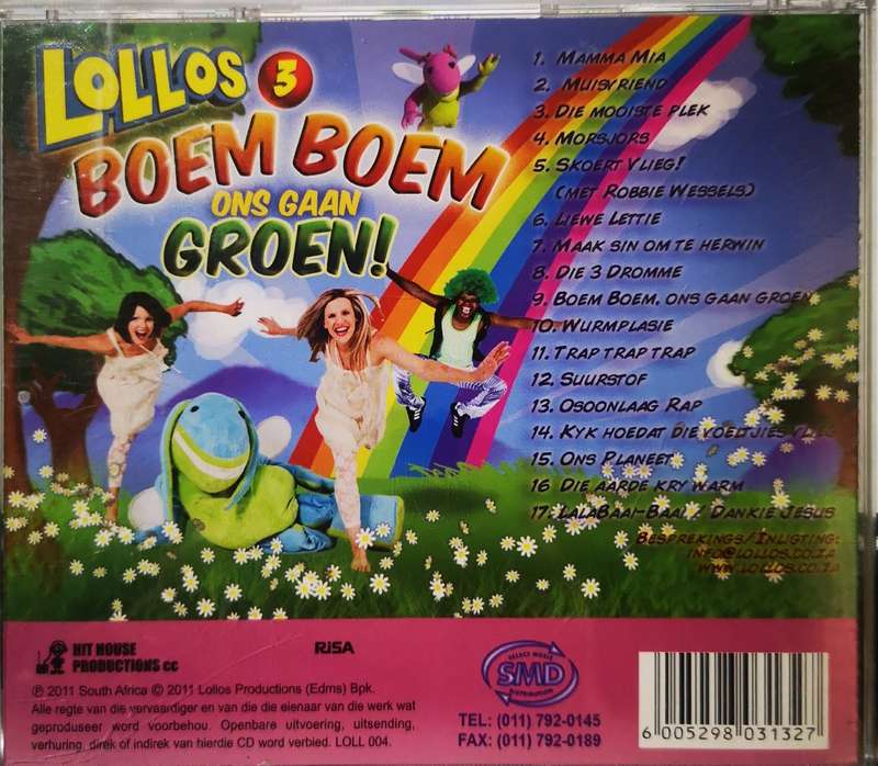 Lollos 3 - Boem Boem Ons Gaan Groen! (CD)