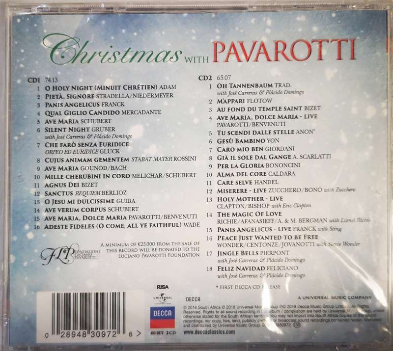 Luciano Pavarotti - Christmas With Pavarotti (CD)