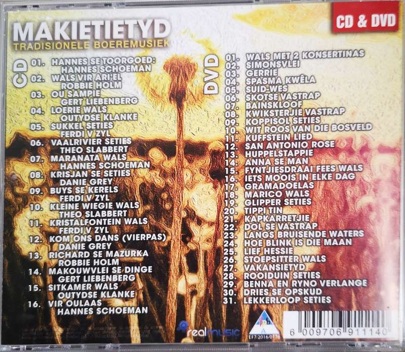 Makietietyd - Tradisionele Boeremusiek (CD+DVD)