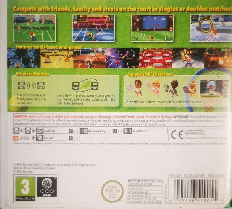 Mario - Tennis Open (Nintendo 3DS)