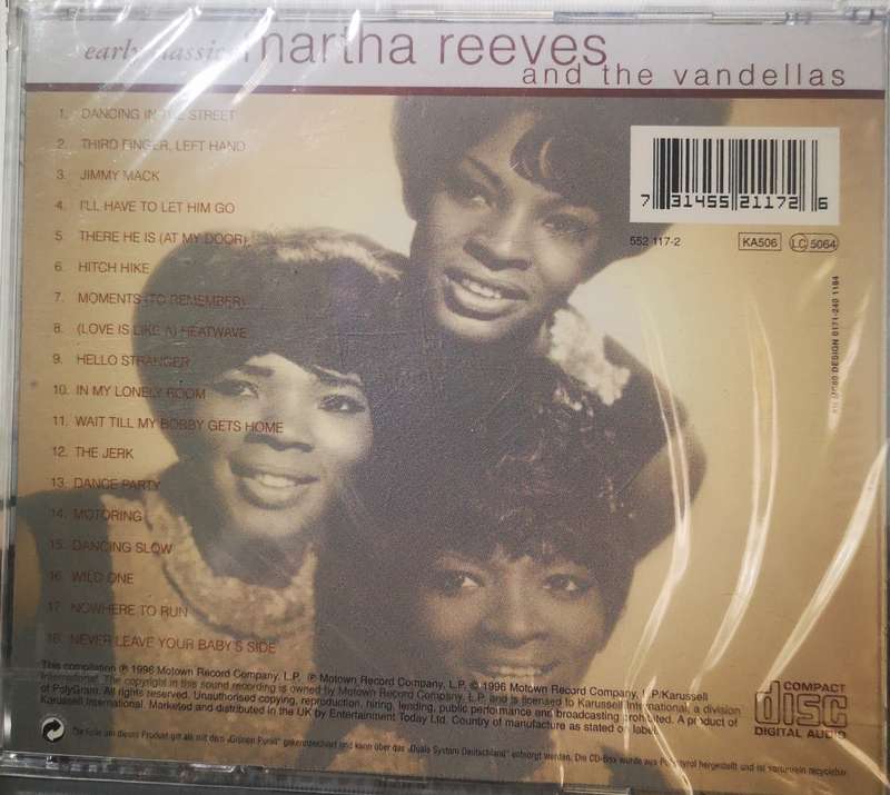 Martha Reeves & The Vandellas - Early Classics (CD) [New]