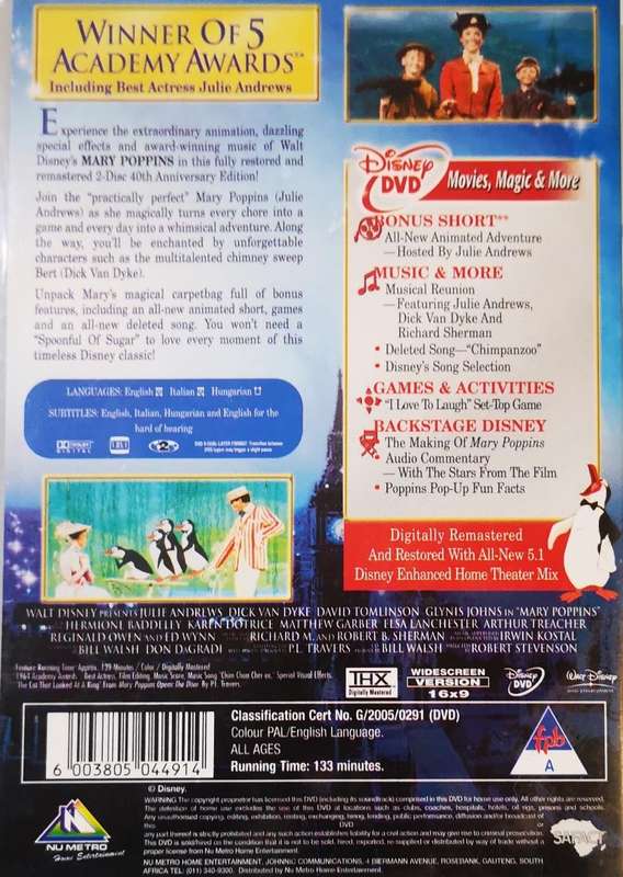 Mary Poppins - 40th Anniversary Edition (2-DVD)