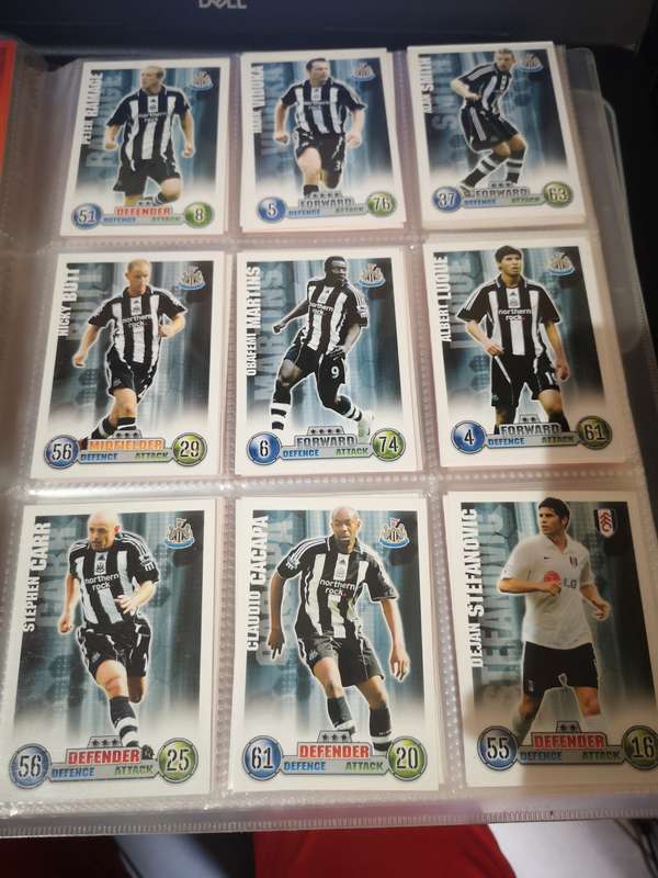 Match Attax Booklet/Album with Cards (216 Cards +)