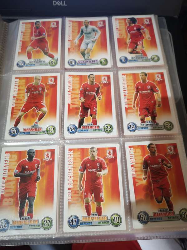 Match Attax Booklet/Album with Cards (216 Cards +)