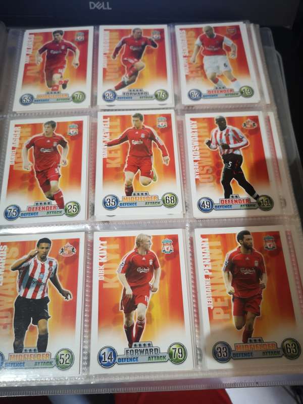Match Attax Booklet/Album with Cards (216 Cards +)