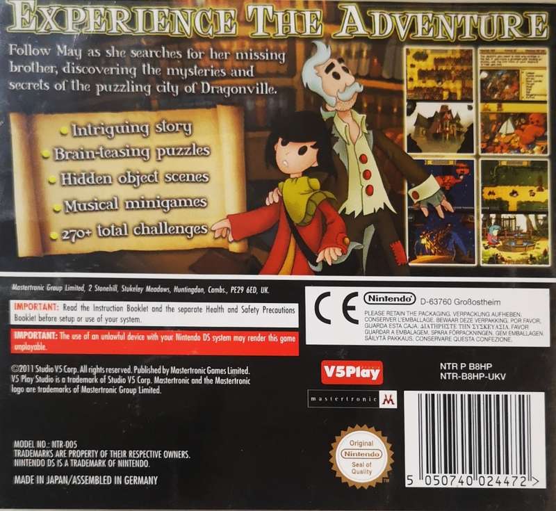 May's Mysteries - The Secret of Dragonville (NintendoDS)