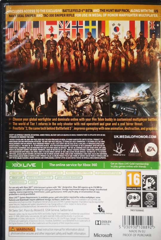 Medal of Honor Warfighter - Limited Edition (XBOX 360)