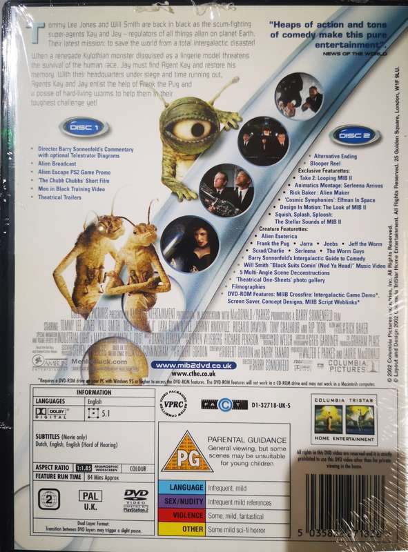 Men in Black II (MIIB) (2003) (DVD) [New]