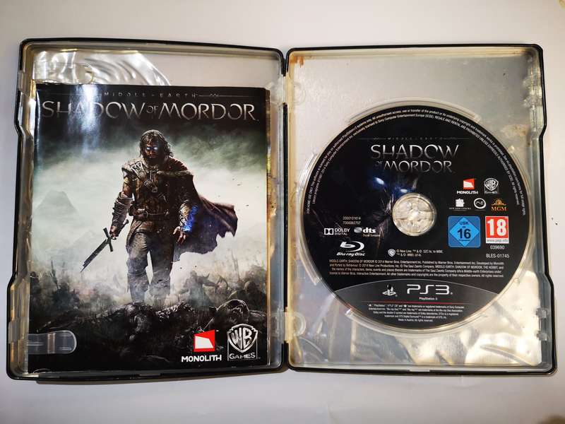 Middle Earth Shadow of Mordor (Tin Case) (PS3)