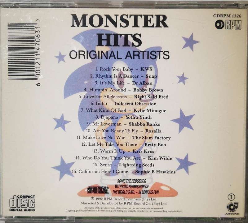 Monster Hits 1 (CD)