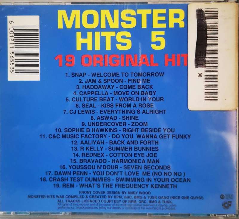 Monster Hits 5 (CD)
