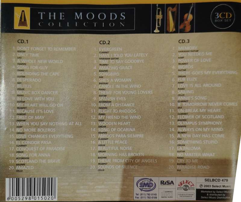 The Moods Collection - Various Artists (3-CD) [New]