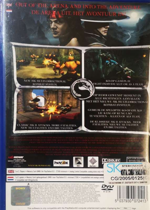 Mortal Kombat - Shaolin Monks (PS2)