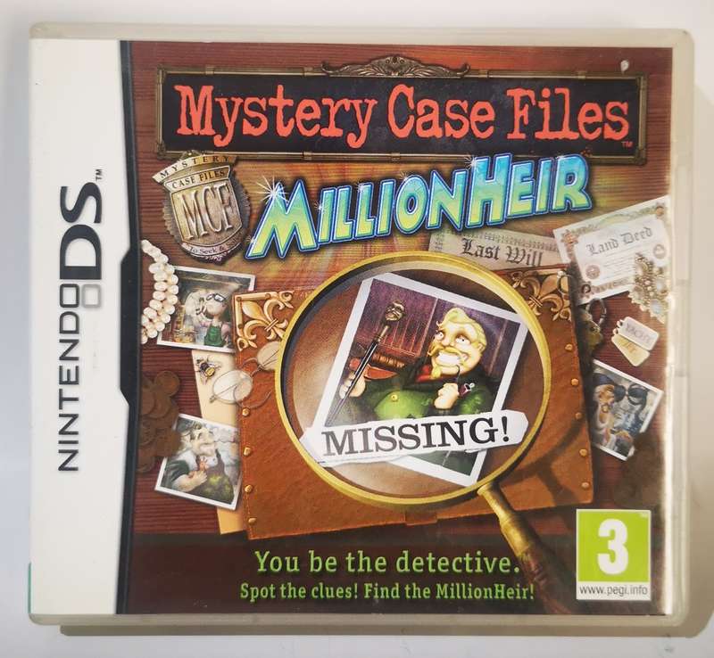 Mystery Case Files - MillionHeir (Nintendo DS)