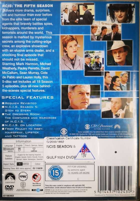 NCIS - Season 5 (5-DVD)