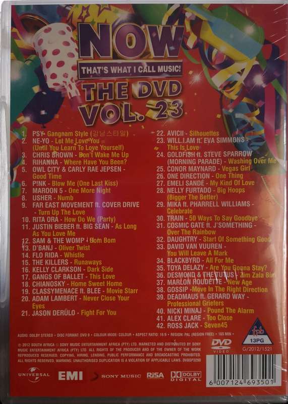 NOW Thats What I Call Music! The DVD Vol 23 (DVD) [New]