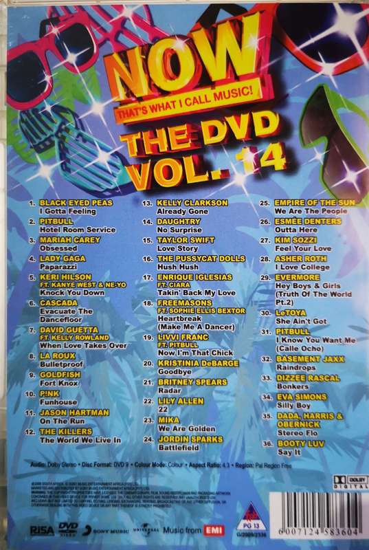 NOW Thats What I Call Music! The DVD Vol 14 (DVD)