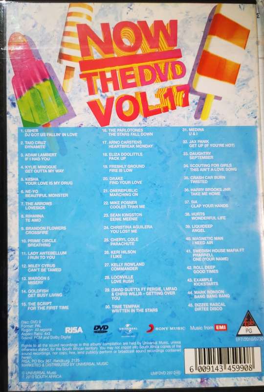 NOW Thats What I Call Music! The DVD Vol 17 (DVD)