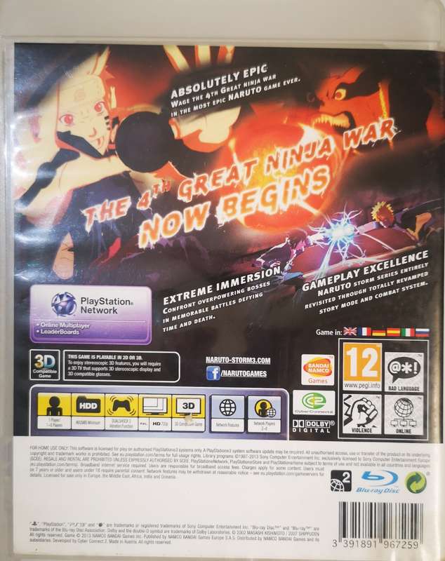 Naruto Shippuden - Ultimate Ninja Storm 3 (PS3)