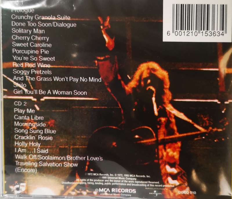 Neil Diamond - Hot August Night (2-CD) [New]