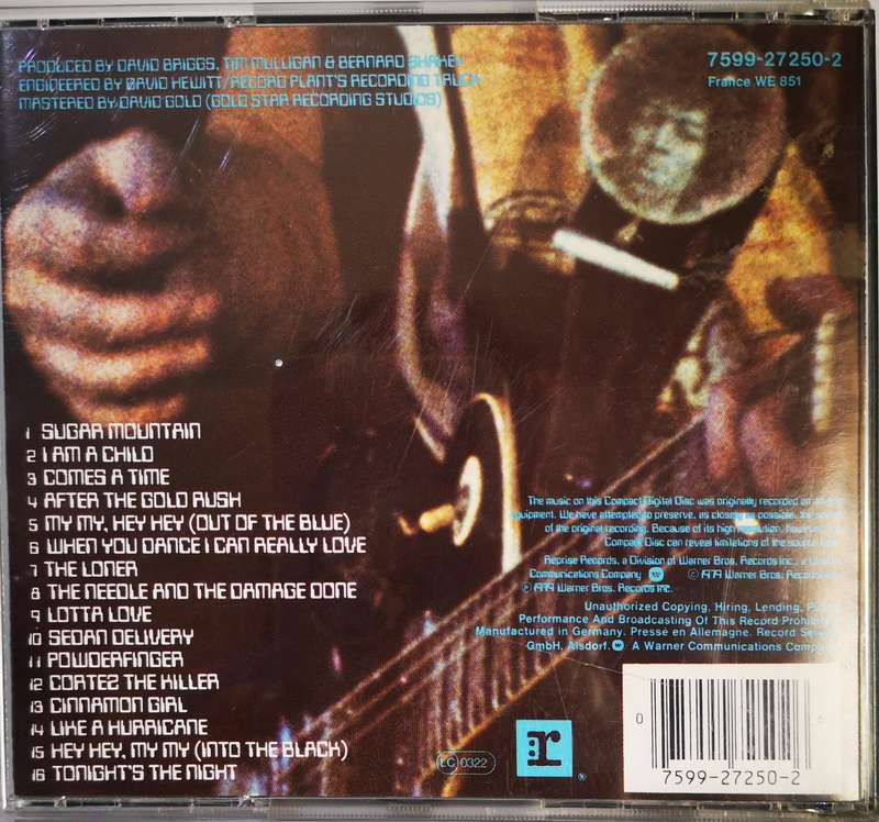 Neil Young & Crazy Horse - Live Rust (CD)