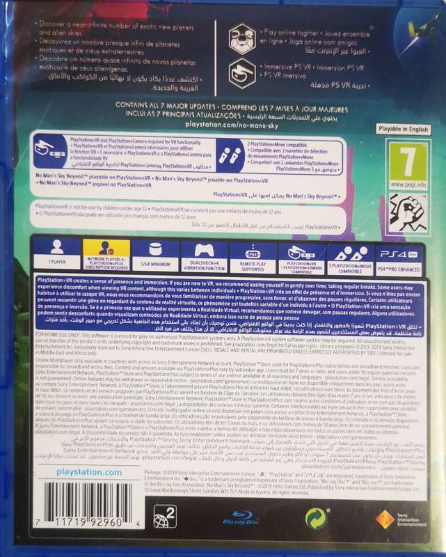 No Man's Sky - Beyond (PS4 VR) / As New