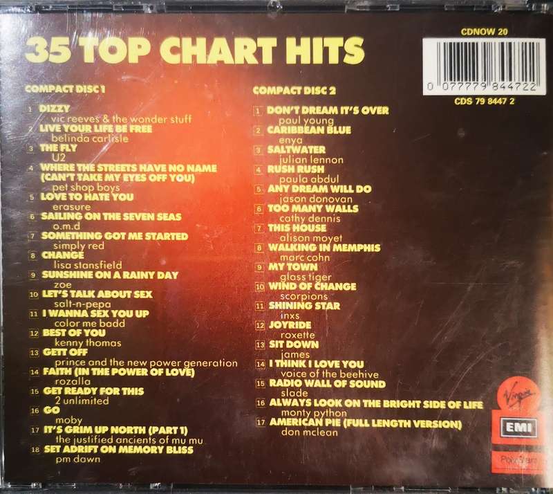 Now 20 - Now that's What I Call Music (2-CD) UK Release
