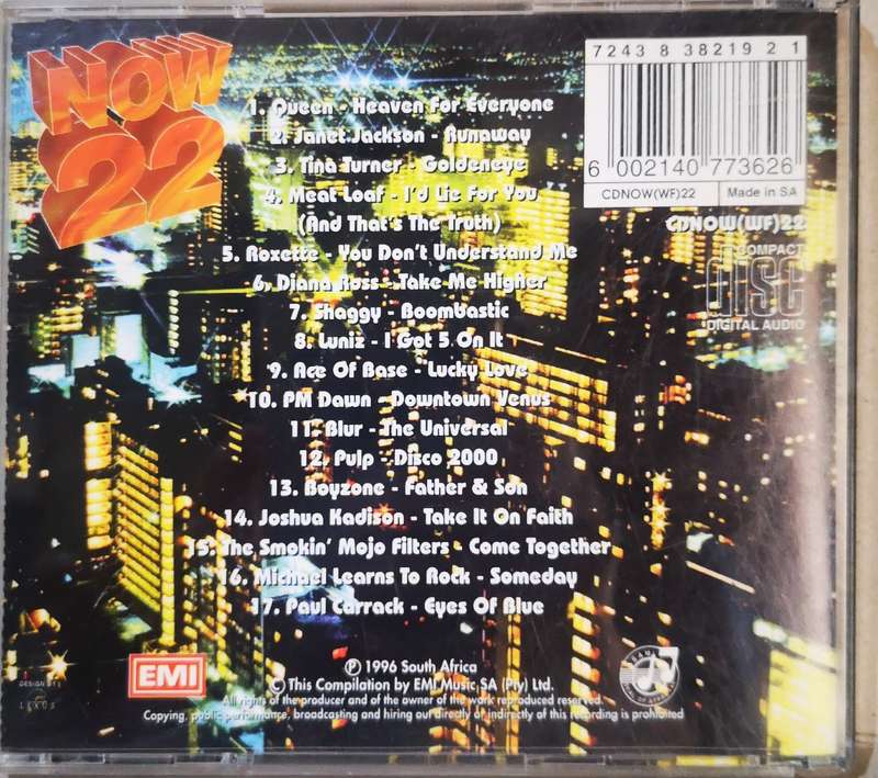 Now 22 - Now that's What I Call Music (CD) SA