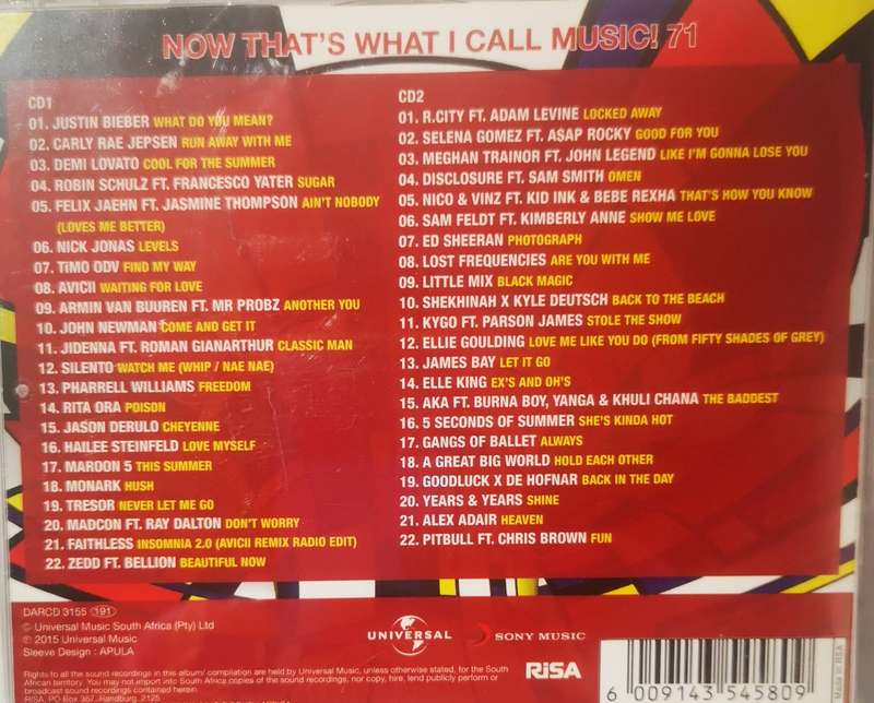 Now 71 - Now that's What I Call Music (CD)